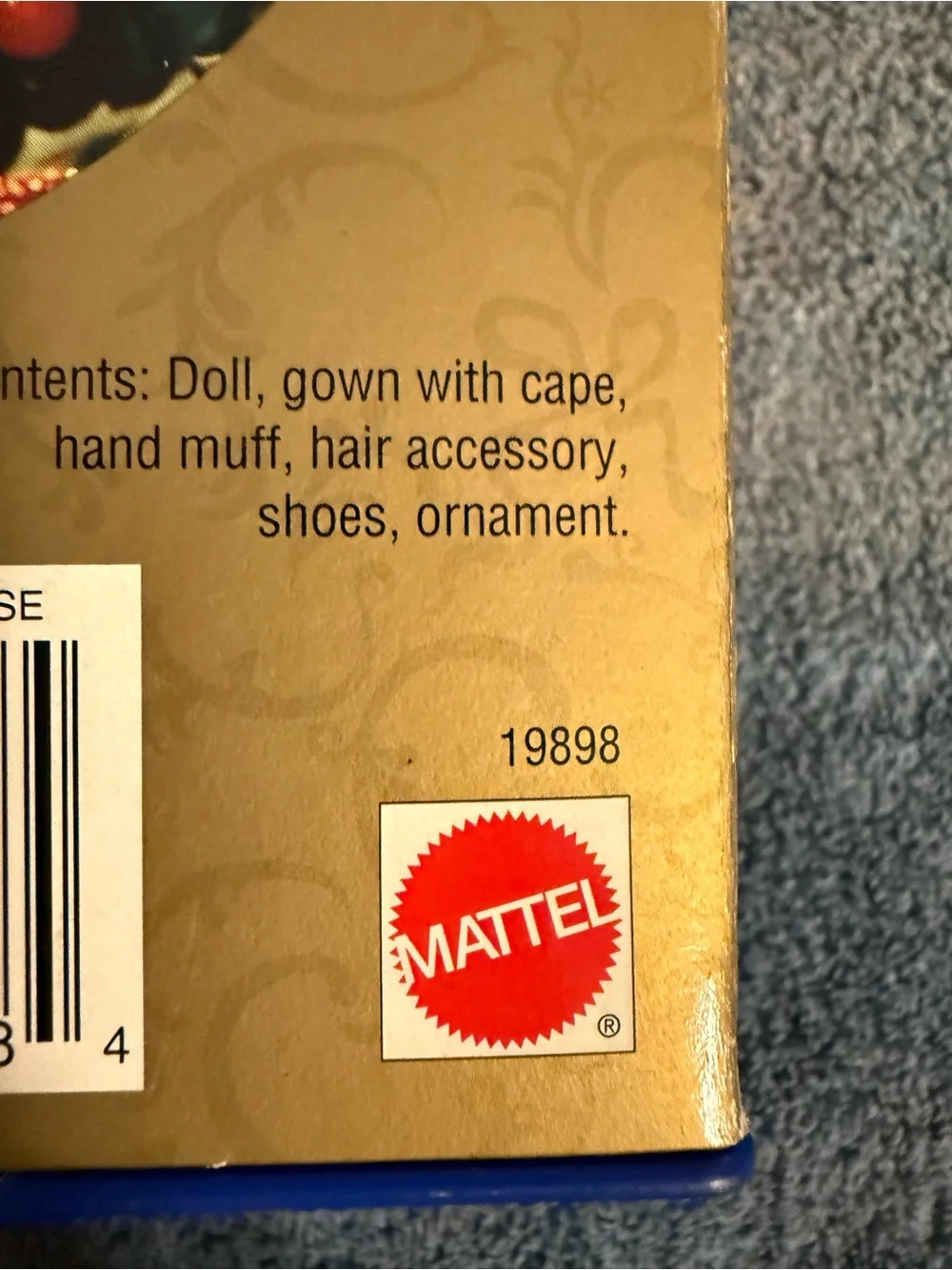 Snow White Holiday Princess Barbie Mattel # 19898  Disney NRFB Box Damaged